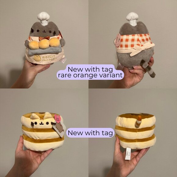 Large assorted plushie bundle -- pusheen the cat, smoko tayto, coffee cafe theme - Picture 8 of 14